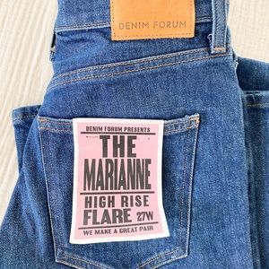 Aritzia Denim Forum Marianne Flare High Rise Jeans